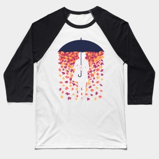 Autumn Rain Baseball T-Shirt